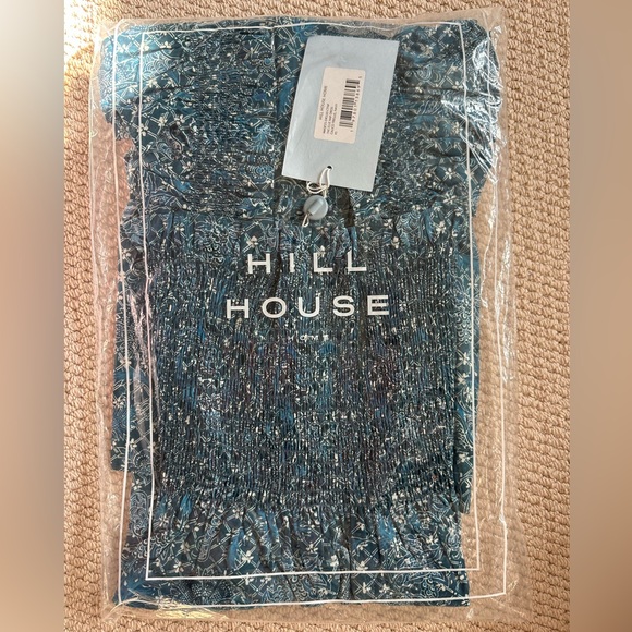 NEW Hill House Cosima Nap dress. Calico Trellis, Navy. XS. NWT - Picture 6 of 6